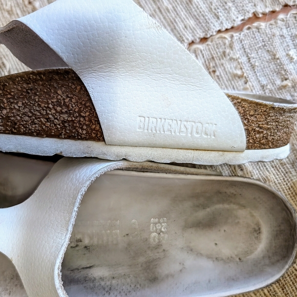 Birkenstock Gizeh Big Buckle White Leather women sandals - Picture 5 of 7